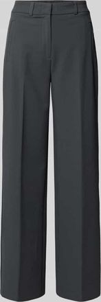 someday Someday Bundfaltenhose mit Eingrifftaschen Modell CATSBY DELIGHT in Mittelgrau, Größe 34