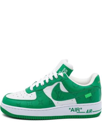 Louis Vuitton x Nike Air Force 1 low-top sneakers - Groen
