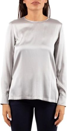 Max Mara Mujer, Blusas y Camisas, Gris, Talla: L