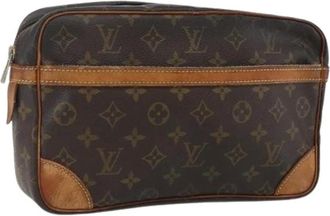 Louis Vuitton Pre-owned Clutches, female, Brown, Size: ONE SIZE Pre-owned Vintage Clutch