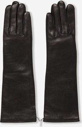 Agnelle Lange Nappaleder-Handschuhe Celia