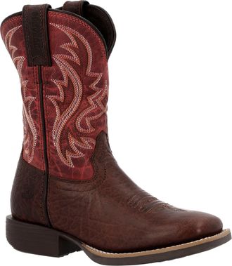 Durango Durango Kids Shyloh Big Kid 8 Square Toe In Mahogany/Dynamite M