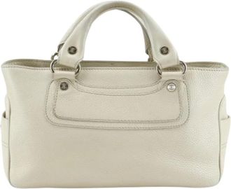 Celine Pre-owned Boogie Calf Handbag - Dames - Vintage Handtas - Beige - ONE Size - Leer - Vintage