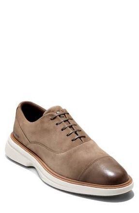 Cole Haan OriginalGrand Cityspectre Cap Toe Oxford in Morel Nbk at Nordstrom Rack, Size 8.5