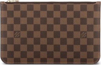 Louis Vuitton Pouch Damier Azur con zip anni 2000 - Marrone