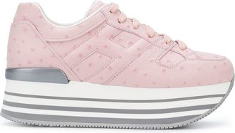 Hogan Sneakers con suola rialzata - Rosa