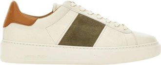 Woolrich White Leather Sneakers