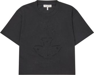 Munthe Cutest T-Shirt - Dames - T-shirts - Zwart - M - Tops