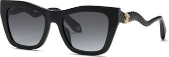 Roberto Cavalli SRC129M 0700 Mens Sunglasses Black Size 54