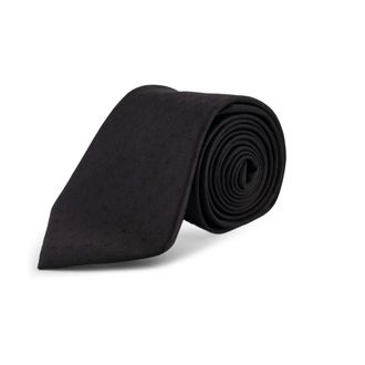 Tom Ford Accessoires, Heren, Zwart, ONE Size, Micro-pattern Das