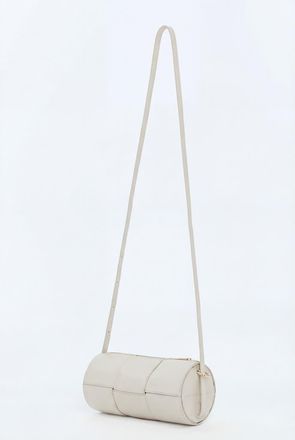 FURNIQ Harley Woven Leather Handbag in Beige at Nordstrom