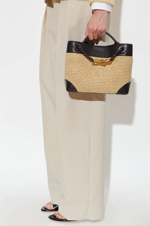 Bottega Veneta Andiamo Small Bag, Womens, Beige