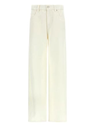 Brunello Cucinelli elastic waistband pocket trousers - Neutrals