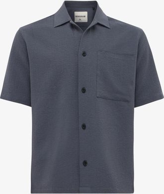 Genti Monogram Sunset Overshirt | Donkergrijs