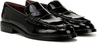 Franco Sarto Alonzo Slip-On Womens Flat Shoes Black Faux Leather : 8 M