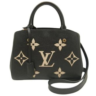 Louis Vuitton Pre-owned Handbag - Dames - Pre-owned - Zwart - Maat: ONE Size Leer