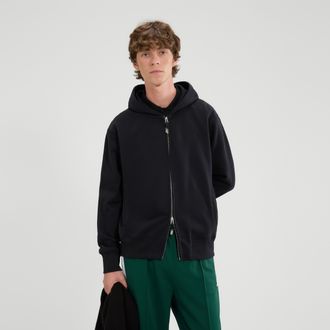 Ellesse Kapuzensweatjacke ELLESSE TAURASI FZ HOODY, Herren, Gr. XXL, schwarz, Sweatware, Obermaterial: 85% Polyester, 15% Baumwolle, Sweatjacken Kapuzensweatj