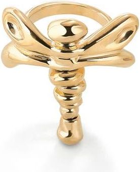 UNOde50 Dragonfly Shape Ring in Gold at Nordstrom, Size 21