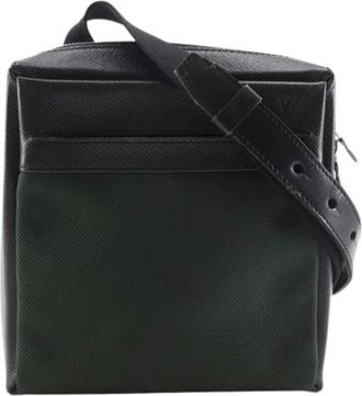 Louis Vuitton Pre-owned Cross Body Bags, male, Multicolor, Size: ONE SIZE Pre-owned Taiga Shoulder Bag
