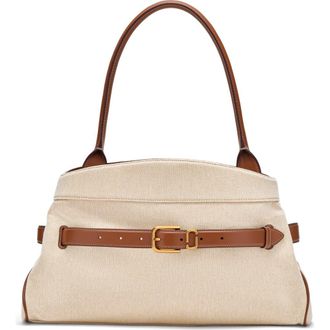 Marc Jacobs Dakota Canvas Satchel in Beige/argan Oil at Nordstrom