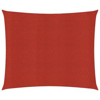 Berkfield Home Sunshade Sail 160 g/m &sup2; Red 7x7 m HDPE