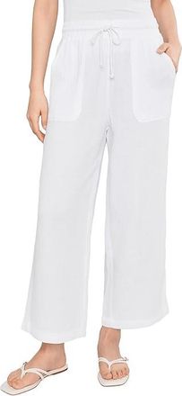 Splendid Ava Gauze Pants Womens Clothing White : XL (Womens 14-16) 25.5, Cotton