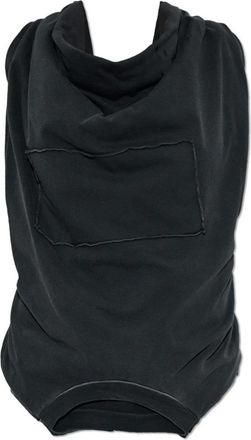 Maison Margiela Mouwloze Top - Dames - Tops zonder mouwen - Zwart - S - Katoen - Tops