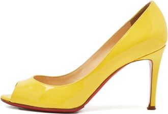Christian Louboutin Sandali Lady a punta aperta - Giallo