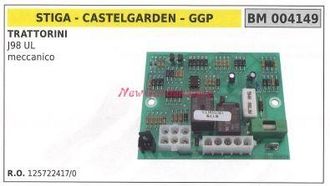 STIGA Sports Placa Electr&oacute;nica Castelgarden Tractor De C&eacute;sped J98 Ul Mec&aacute;nico 004149