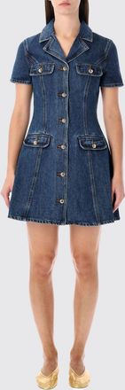 Self Portrait Dress SELF-PORTRAIT Woman color Blue