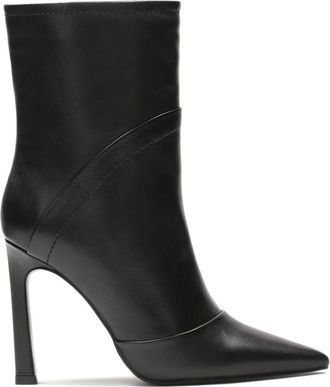 Kazar Schoenen, Dames, Zwart, 36 EU, Leer, Zwarte stiletto laarzen