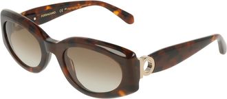 Ferragamo SF2118S 240 Womens Sunglasses Tortoiseshell Size 54