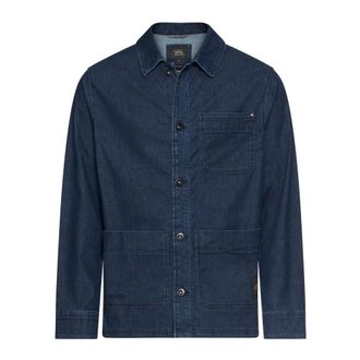 Camel Active Jeans Overshirt Regular Fit - Heren - Spijkeroverhemden - Blauw - XL - Katoen - Overhemden