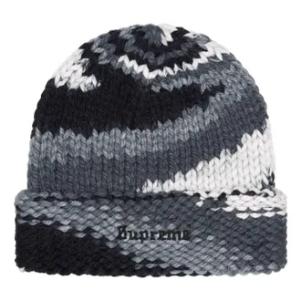 SUPREME Gradient Spacedye Beanie SS24 Black Grey SUP-SS24-2403