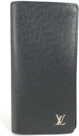 Louis Vuitton Pre-owned Wallets, male, Black, Size: ONE SIZE Pre-owned Long wallet (bi-fold)