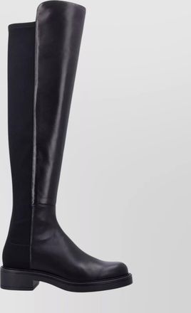 Stuart Weitzman knee-high leather block heel boot