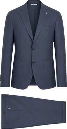 Manuel Ritz Single Breasted Suits - Heren - Business pakken - Blauw - 2XL - Kostuums