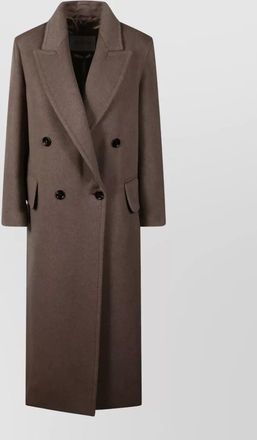 Max Mara cashmere long coat double breasted design