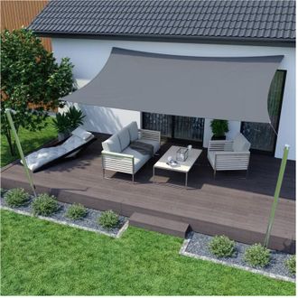 Trade Shop Trade Shop - Copy Of Vela Tendola Triangola Parasole Protecci&oacute;n Sole Ombregtura Giardino 3x3x3mt Beige 017019