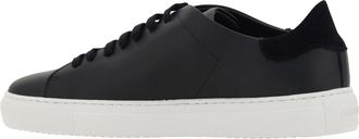 Axel Arigato Mens Sneakers Black Calf Leather Upper: Trainers