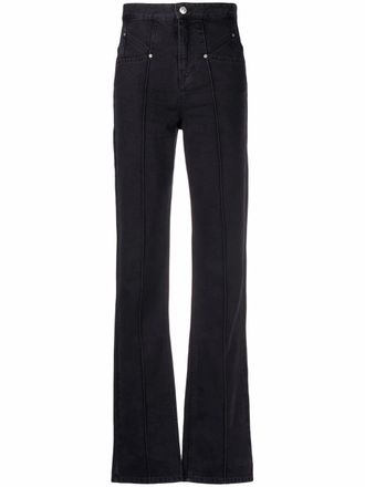 Isabel Marant Jeans dritti Lirokayo - Nero