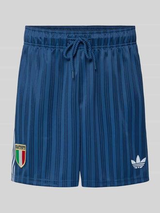 adidas Originals Loose Fit Trikot-Shorts mit FIGC-Applikation in Marine, Gr&ouml;&szlig;e XL
