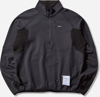 SATISFY Men s GhostFleece Half-Zip Sweatshirt Black