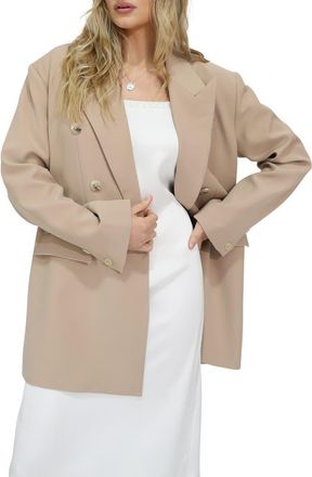 Belle & Bloom Found in the Wild Blazer in Camel at Nordstrom, Size X-Small