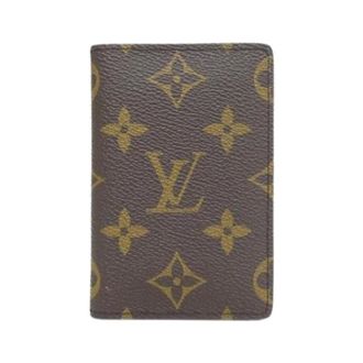 Louis Vuitton Pre-owned Wallets, unisex, Brown, Size: ONE SIZE Pre-owned Business card case
