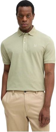 Hackett Polo Shirt - Heren - Polos - Groen - S - Katoen - Tops