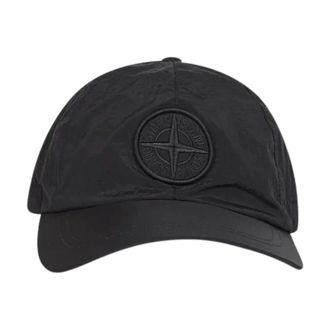 Stone Island Caps, male, Black, Size: M Baseball Cap