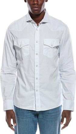 Brunello Cucinelli Leisure Fit Western Shirt