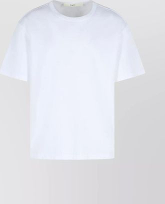 S&eacute;fr short sleeve crew neck cotton t-shirt