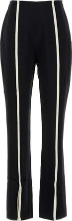 Nanushka Womens Black Satin Pant - Size Medium